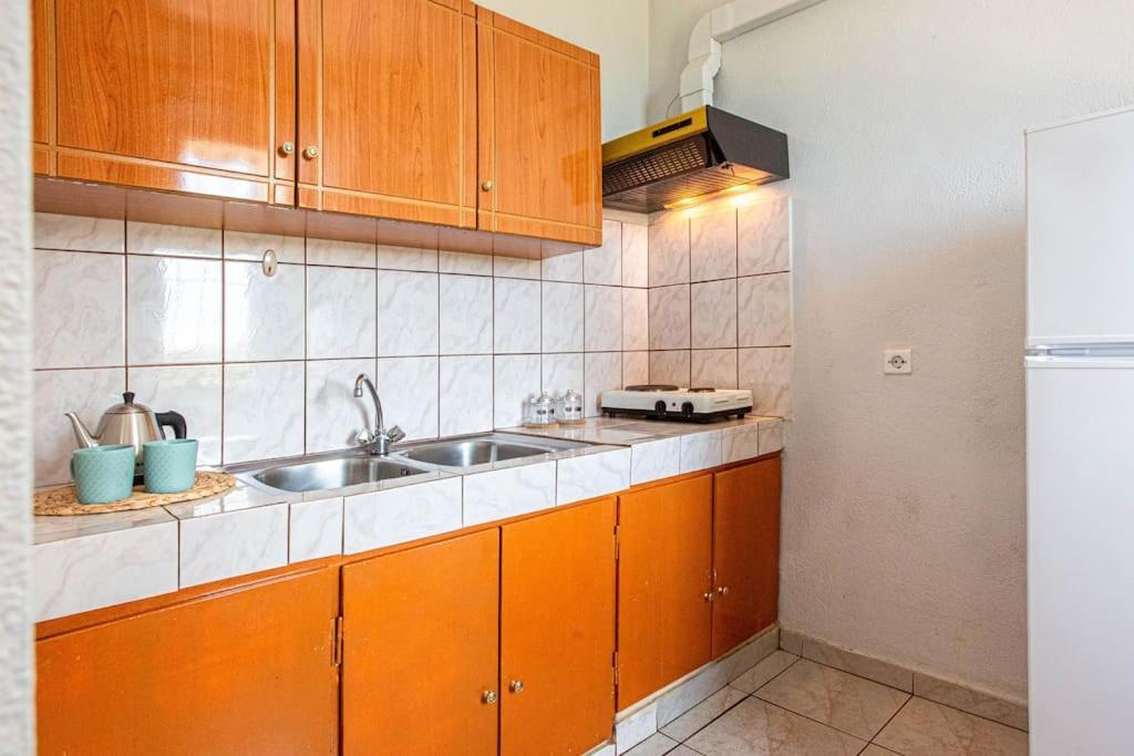 Blue Maraci 2 - Sea View, Kitchen, Beach Access Apartment Himare Exterior photo